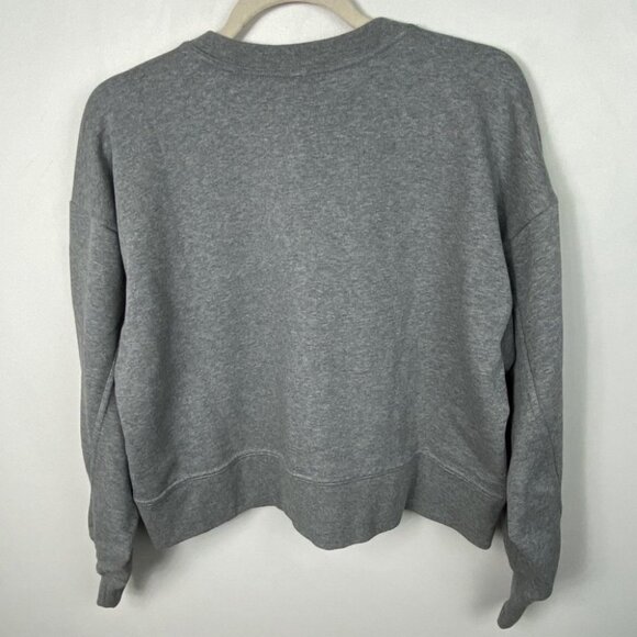 Nike Swoosh Training Crew Neck Chenille Sweatshirt Grey Size Small 2020 Pullover - Picture 11 of 12
